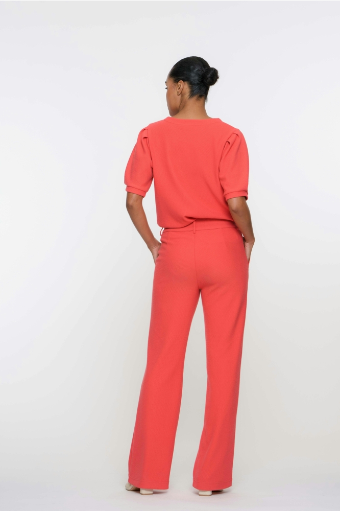 COMFY BROEK MET HONEYCOMB 51126 21 Red